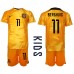 Cheap Netherlands Steven Berghuis #11 Home Football Kit Children World Cup 2022 Short Sleeve (+ pants)